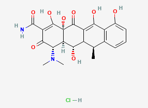 Two-dimensional chemical structure of 6-Epidoxycycline Hydrochloride, CAS 41411-66-9