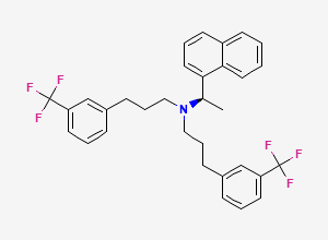 Two-dimensional chemical structure of Cinacalcet Inhouse Impurity D /Cinacalcet Related Compound B, CAS 1271930-15-4