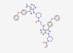 Two-dimensional chemical structure of Ibrutinib Impurity G / Dimer Impurity (Impurity B), CAS 2031255-23-7
