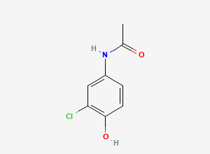 Two-dimensional chemical structure of Paracetamol EP Impurity C, CAS 3964-54-3