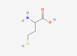 Two-dimensional chemical structure of (+-)-Homocysteine