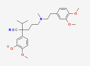 Two-dimensional chemical structure of Verapamil Impurity 23, CAS 114847-42-6