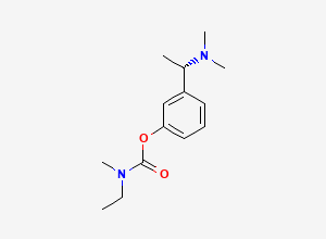 Two-dimensional chemical structure of Rivastigmine