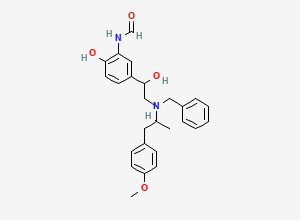 Two-dimensional chemical structure of Formoterol EP Impurity H, CAS 1337876-26-2
