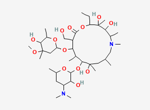 Two-dimensional chemical structure of Azithromycin Impurity D