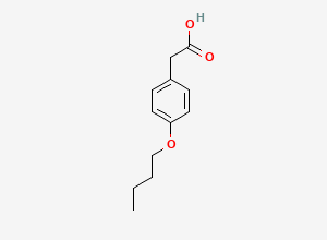 Two-dimensional chemical structure of Bufexamac EP Impurity A, CAS 4547-57-3