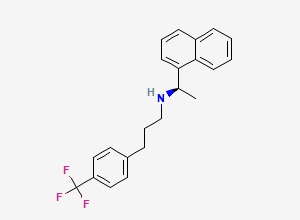 Two-dimensional chemical structure of Cinacalcet Impurity G, CAS 1428185-71-0