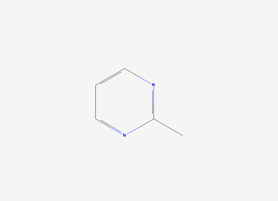 Two-dimensional chemical structure of 2-Methylpyrimidine