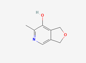 Two-dimensional chemical structure of Pyridoxine EP Impurity A, CAS 5196-20-3
