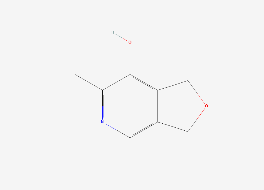 Two-dimensional chemical structure of Pyridoxine EP Impurity A, CAS 5196-20-3