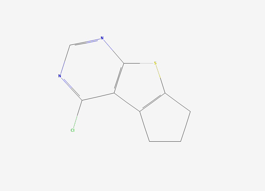 Two-dimensional chemical structure of 12-Chloro-7-thia-9,11-diazatricyclo(6.4.0.0,2,6)dodeca-1(12),2(6),8,10-tetraene