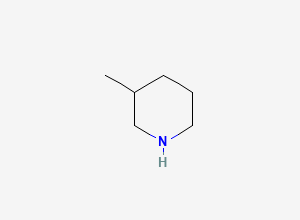 Two-dimensional chemical structure of 3-Methylpiperidine