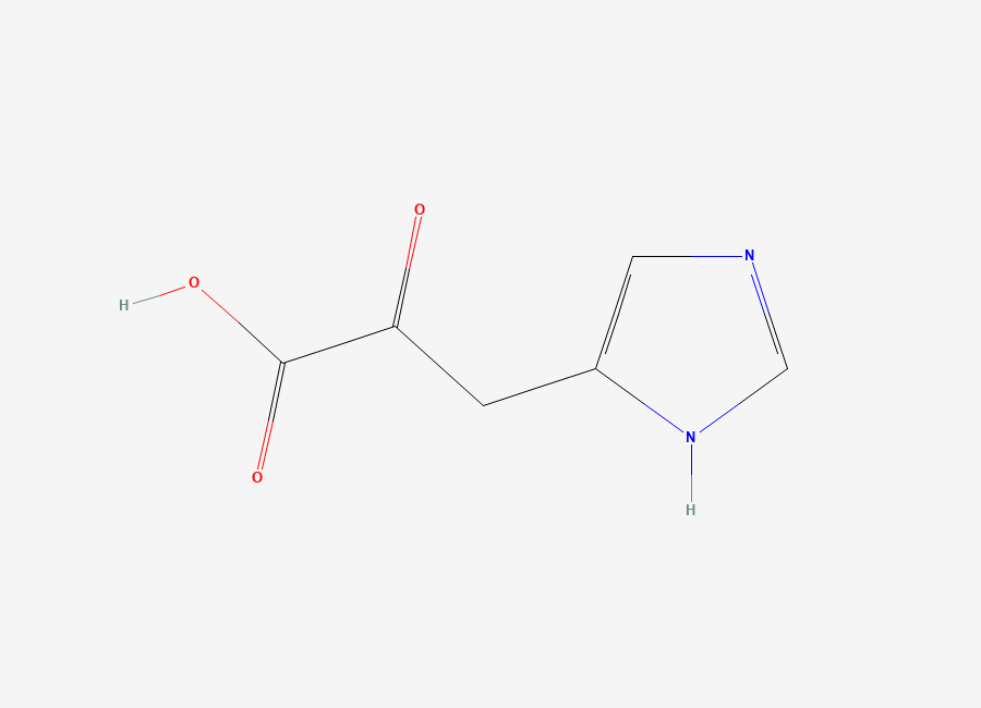Two-dimensional chemical structure of alpha-Oxo-1H-imidazole-5-propanoic acid