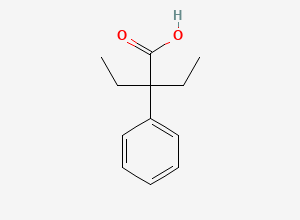 Two-dimensional chemical structure of Oxeladin EP Impurity B, CAS 5465-28-1