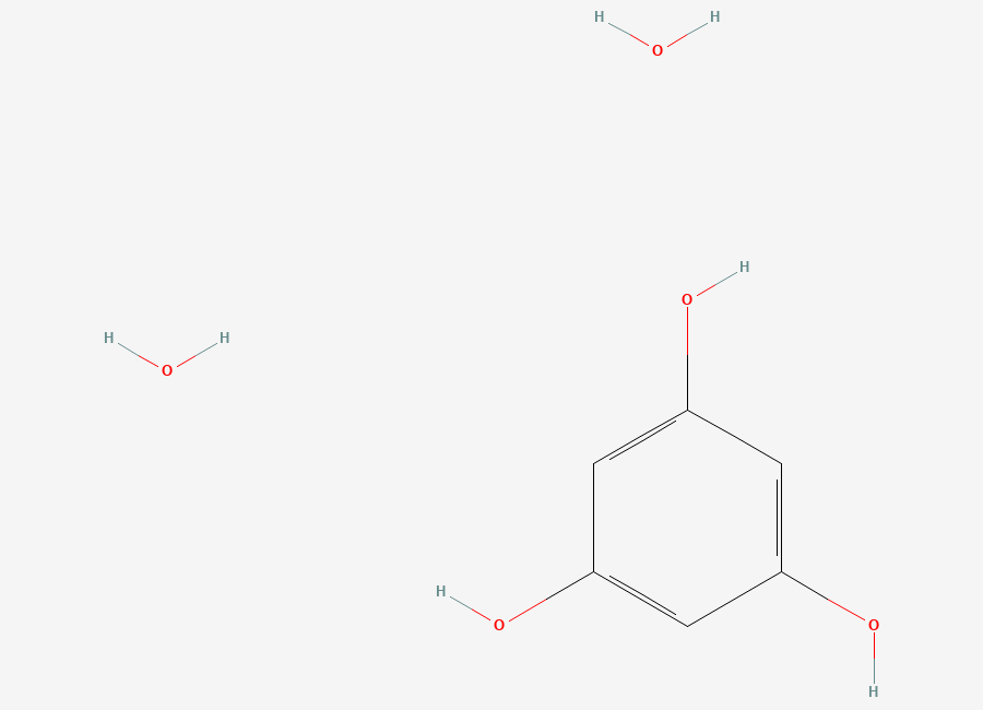 Two-dimensional chemical structure of Phloroglucinol dihydrate