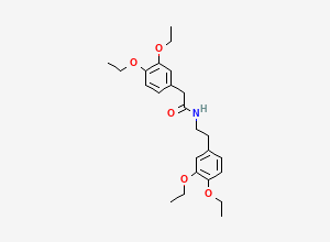 Two-dimensional chemical structure of Drotaverine Amide Impurity, CAS 6298-46-0