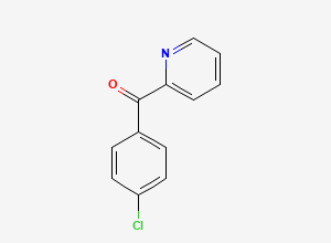 Two-dimensional chemical structure of Carbinoxamine Related Compound A, CAS 6318-51-0