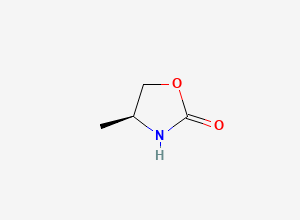 Two-dimensional chemical structure of (S)-4-Methyloxazolidin-2-one