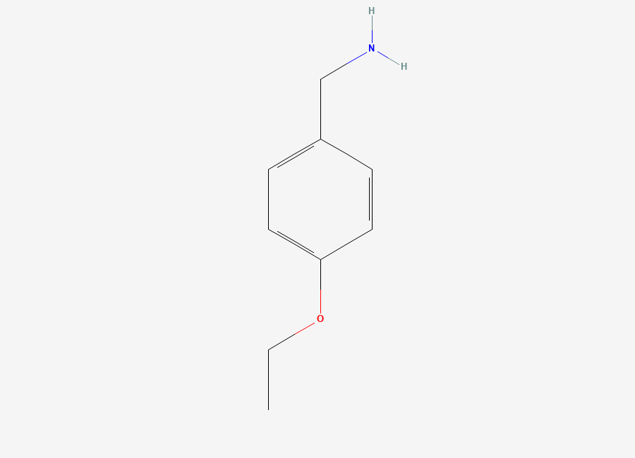Two-dimensional chemical structure of (4-Ethoxyphenyl)methanamine