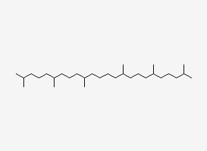 Two-dimensional chemical structure of Squalane, CAS 111-01-3