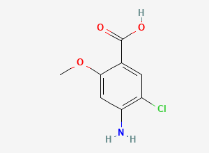 Two-dimensional chemical structure of Metoclopramide EP Impurity C / Metoclopramide BP Impurity C, CAS 7206-70-4
