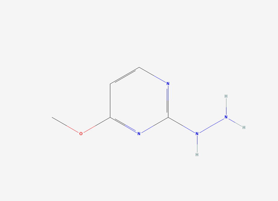 Two-dimensional chemical structure of 2-Hydrazino-4-methoxypyrimidine