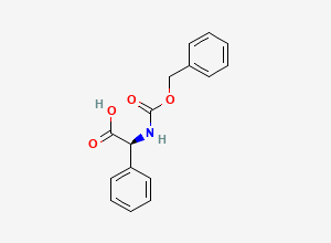 Two-dimensional chemical structure of Z-Phg-OH