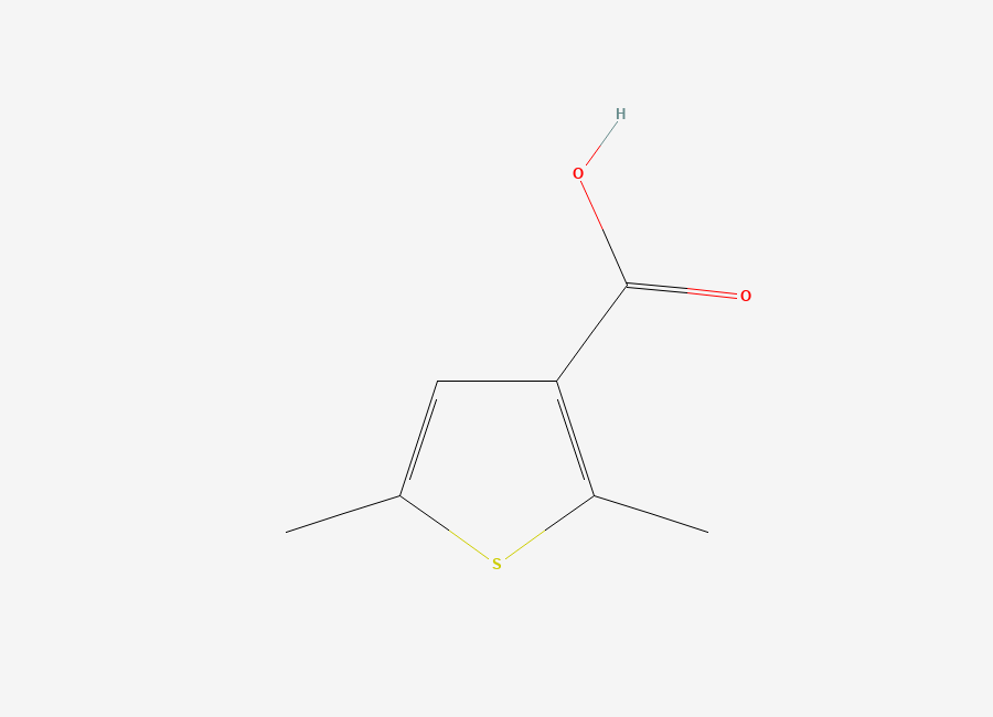 Two-dimensional chemical structure of 2,5-Dimethylthiophene-3-carboxylic acid