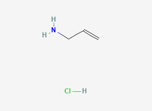 Two-dimensional chemical structure of Allylamine HCl, CAS 10017-11-5