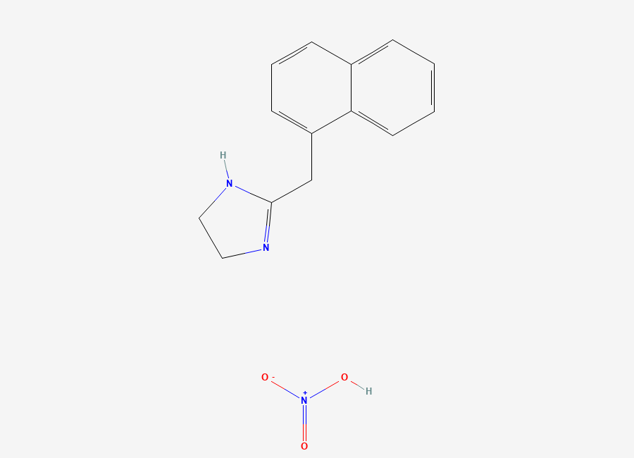 Two-dimensional chemical structure of Naphazoline Nitrate