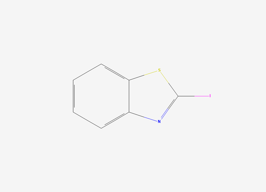 Two-dimensional chemical structure of 2-Iodobenzothiazole
