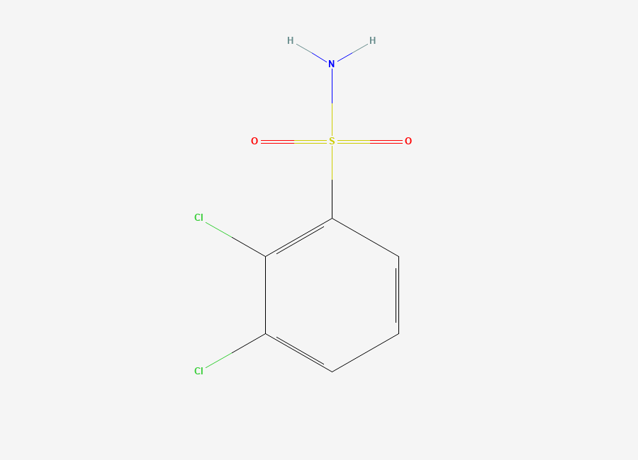 Two-dimensional chemical structure of 2,3-Dichlorobenzenesulfonamide
