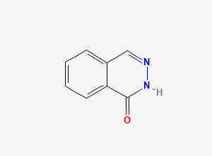 Two-dimensional chemical structure of Hydralazine 1-Phthalazinone / Phthalazone / 1-Phthalazinone, CAS 119-39-1