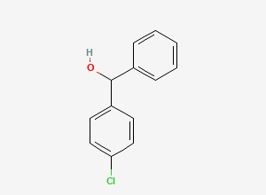 Two-dimensional chemical structure of Cetirizine 4-Chlorobenzhydrol Impurity, CAS 119-56-2