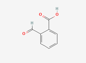 Two-dimensional chemical structure of 2-Formyl Benzoic acid / Hydralazine Inhouse Impurity, CAS 119-67-5