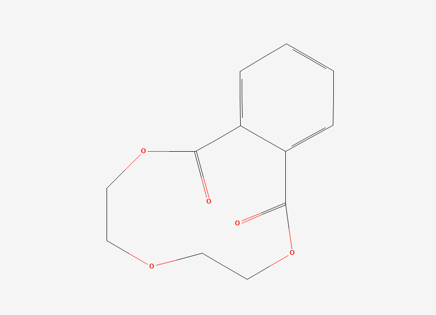 Two-dimensional chemical structure of Diethylene Glycol Cyclic Phthalate, CAS 13988-26-6