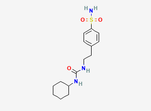 Two-dimensional chemical structure of Glipizide EP Impurity H/ Glipizide BP Impurity H, CAS 10080-05-4