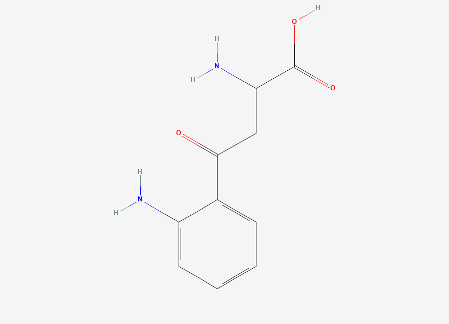 Two-dimensional chemical structure of Alanine, 3-anthraniloyl-, DL-