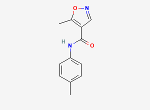 Two-dimensional chemical structure of Leflunomide EP Impurity G / Leflunomide BP Impurity G, CAS 724429-16-7