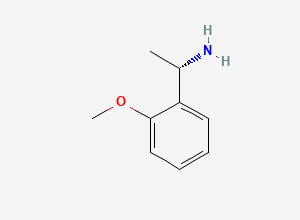 Two-dimensional chemical structure of (alphaS)-2-Methoxy-alpha-methylbenzenemethanamine