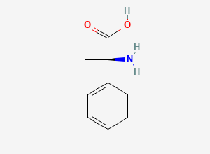 Two-dimensional chemical structure of (R)-2-phenyl-alanine