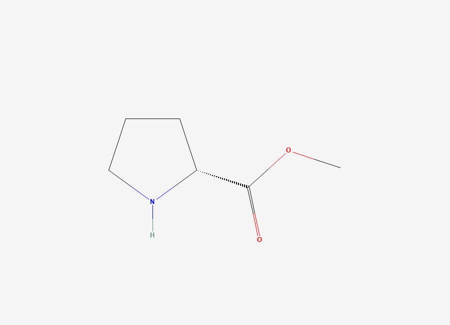 Two-dimensional chemical structure of Methyl D-prolinate