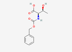 Two-dimensional chemical structure of Z-D-Thr-OH
