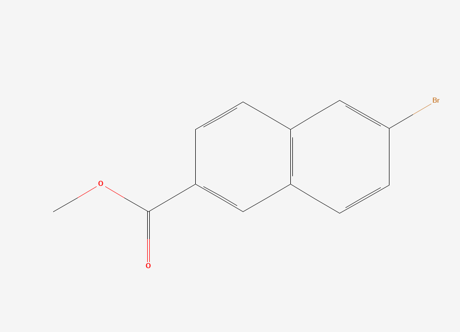 Two-dimensional chemical structure of Adapalene Related Compound A, CAS 33626-98-1