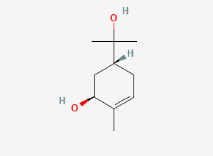 Two-dimensional chemical structure of Trans-Sobrerol, CAS 42370-41-2
