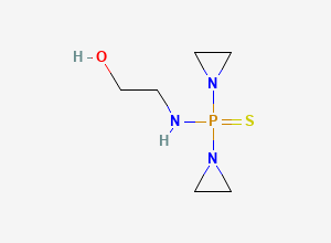 Two-dimensional chemical structure of Hydroxythiotepa B, CAS 121258-29-5