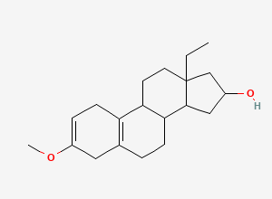 Two-dimensional chemical structure of Levonorgestrel EP Impurity Q, CAS 14507-49-4