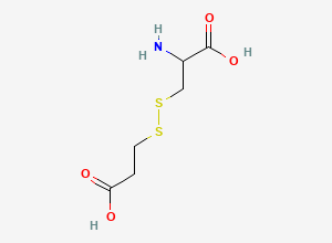 Two-dimensional chemical structure of S-((2-Carboxyethyl)thio)cysteine