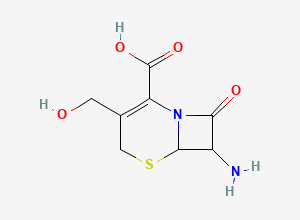 Two-dimensional chemical structure of Ceftriaxone 7-ADCA Impurity/ 7-Amino-deacetylcephalosporanic acid, CAS 15690-38-7