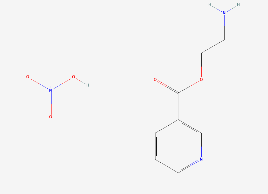 Two-dimensional chemical structure of Nicorandil EP Impurity C Nitrate